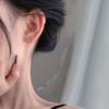 Маленькие квадратные винтовые серьги без снятия ушных отверстий для женщин