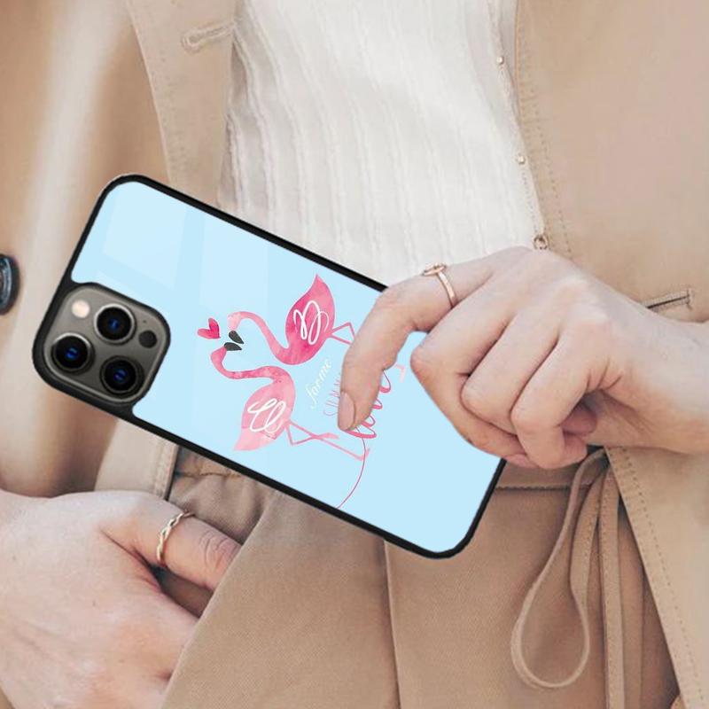 Flamingo Heart Magnetic Phone Case For APPLE iPhone 17 Air 16 14 13 12 Pro Max 15 Plus Wireless Charge With MagSafe Cover