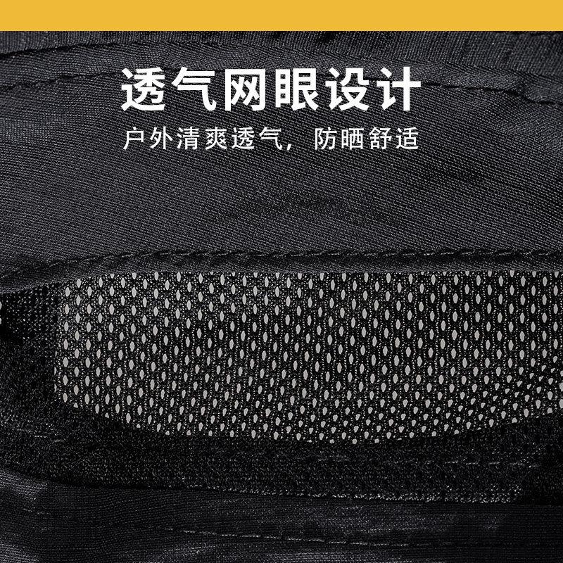 Summer Hat Outdoor Mountaineering Big Brim Visor Female Foldable Sun Protection Hat UV Protection Bucket Hat Male