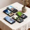 Чехол для телефона G-Girls U-Und Anime P-Panzer для Samsung S26,25,24,21,22,23,30,20,Ultra,Plus,Fe,Lite Черный Мягкая крышка