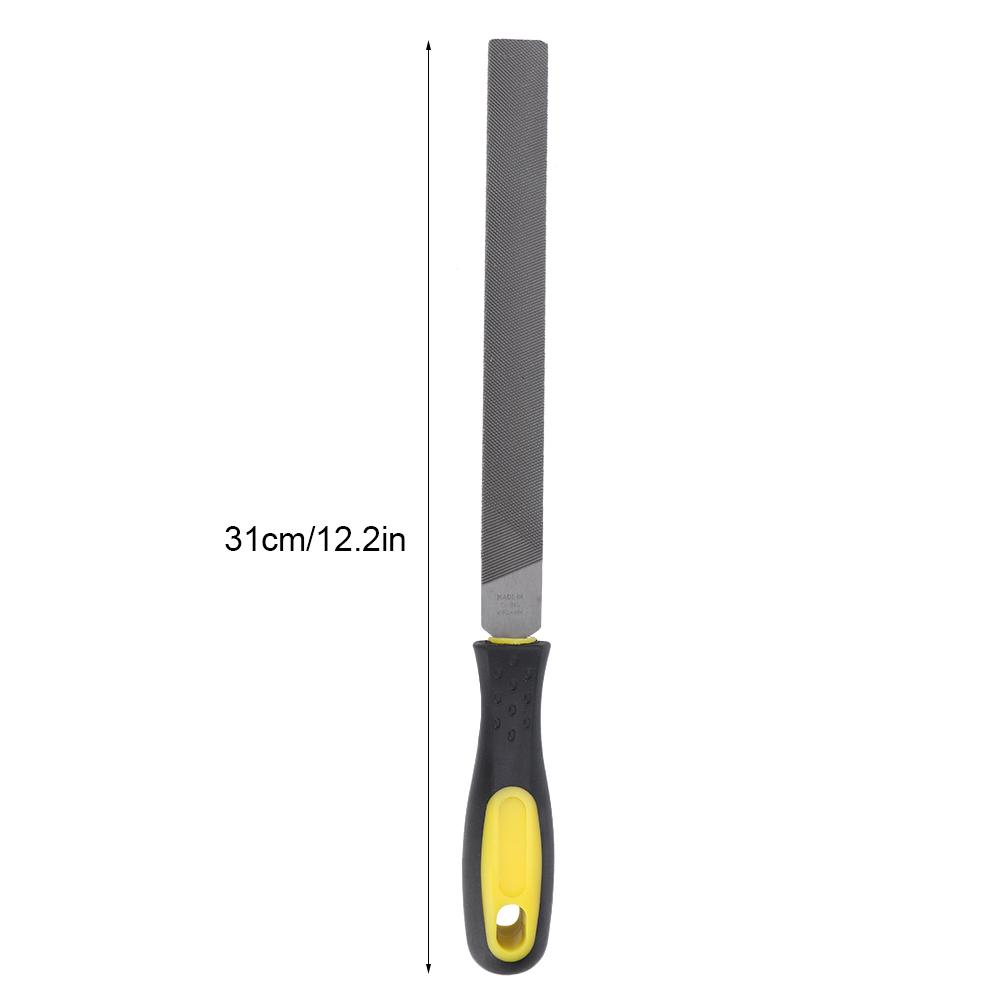 8-дюймовый плоский стальной напильник с лезвием для заточки с ручкой, инструмент для заточки металлических зубцов