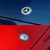 Car Metal 57mm Front Hood Badge Logo For Mercedes Benz AMG W203 W204 W205 W212 W213 GLC GLA GLB A0008171901 Sticker Accessories BP4