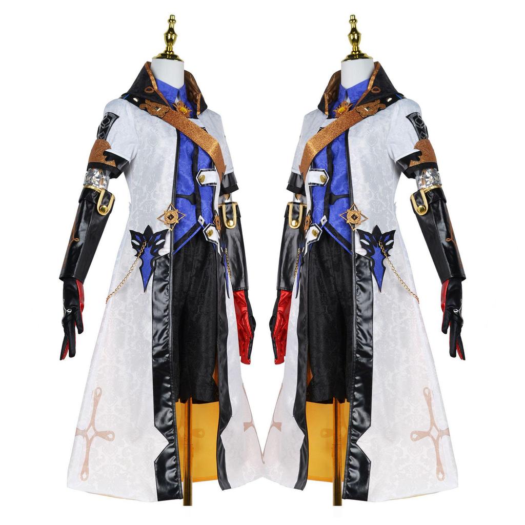 Genshin Impact Albedo Cosplay Costume Set: Anime Game Role-Playing Outfit