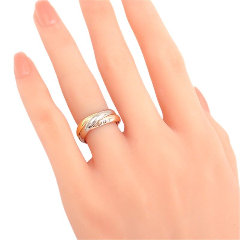 CARTIER  B4234252 #12(JP Size) ring gold K18 yellow gold/K18 Pink Gold Women