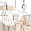 Samkos Hammock Chair Hanger Rack Swing Chair Compact Chair Hammock For Indoor and Outdoor Use Folding Hanging Chair Park Outdoor Camping Pole Hanging