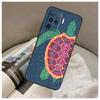 Swimming Freshwater Sea Turtles For OPPO A15 A16 A17 A74 A94 A58 A78 A98 A76 A96 A77 A5 A9 A52 A72 A79 A53S A54S A57S Case