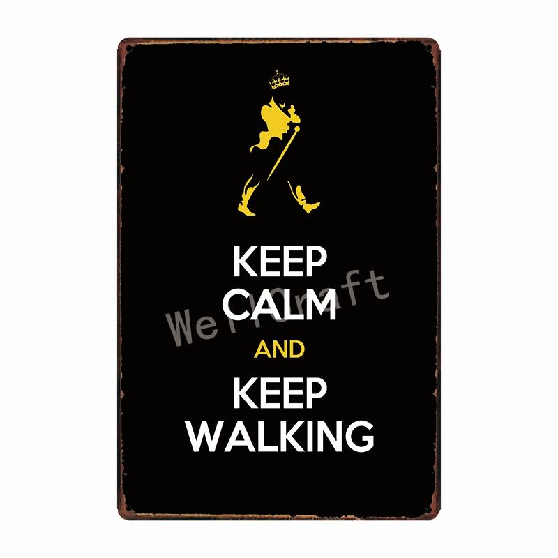 [ WellCraft ] johnnie whisky Metal Sign Wall Plaque Painting FG-237
