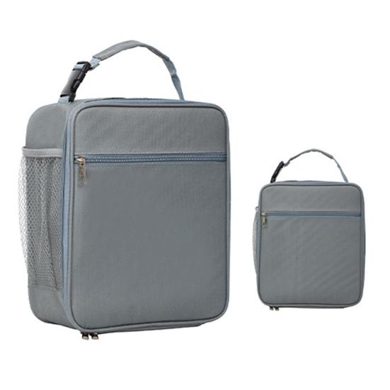 Изолированная многоразовая сумка для обеда большой вместимости с выдвижным карманом Водонепроницаемая ручка с пряжкой Портативная сумка Bento