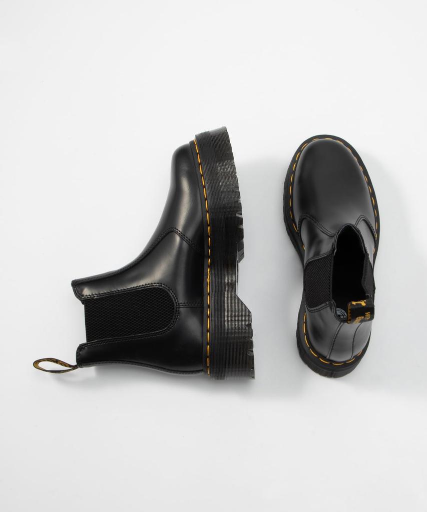 Доктор. Ботинки Dr. Martens 24687001 2976 QUAD Челси Женские ЧЕРНЫЙ Размер бренда 4 / Прибл.. Японский размер 23,0 см