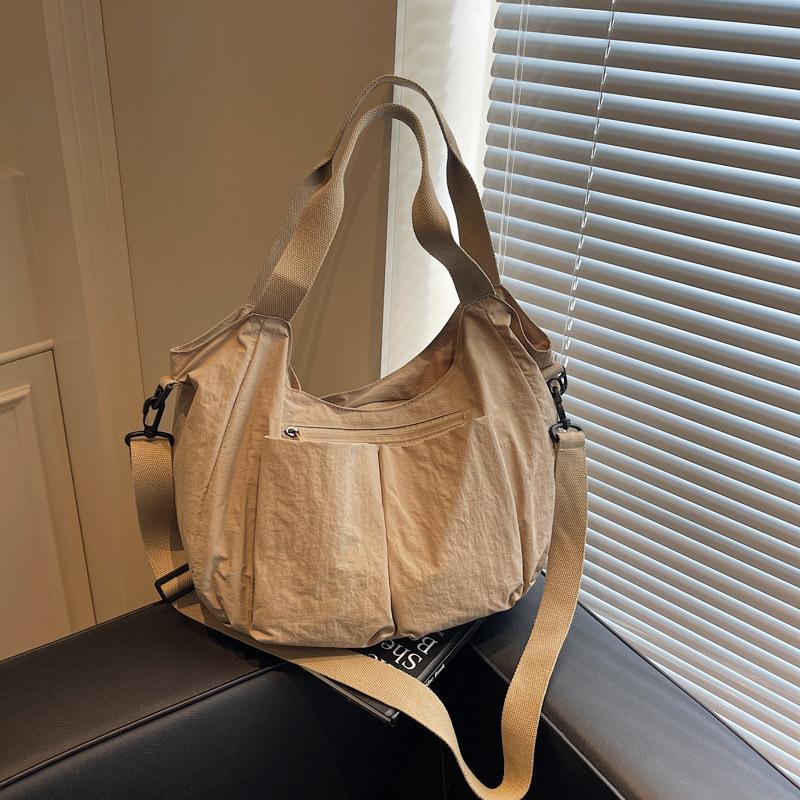 Вместительная тканевая сумка, женская новая сумка-тоут на одно плечо, модная и легкая сумка-тоут, повседневная сумка-мессенджер