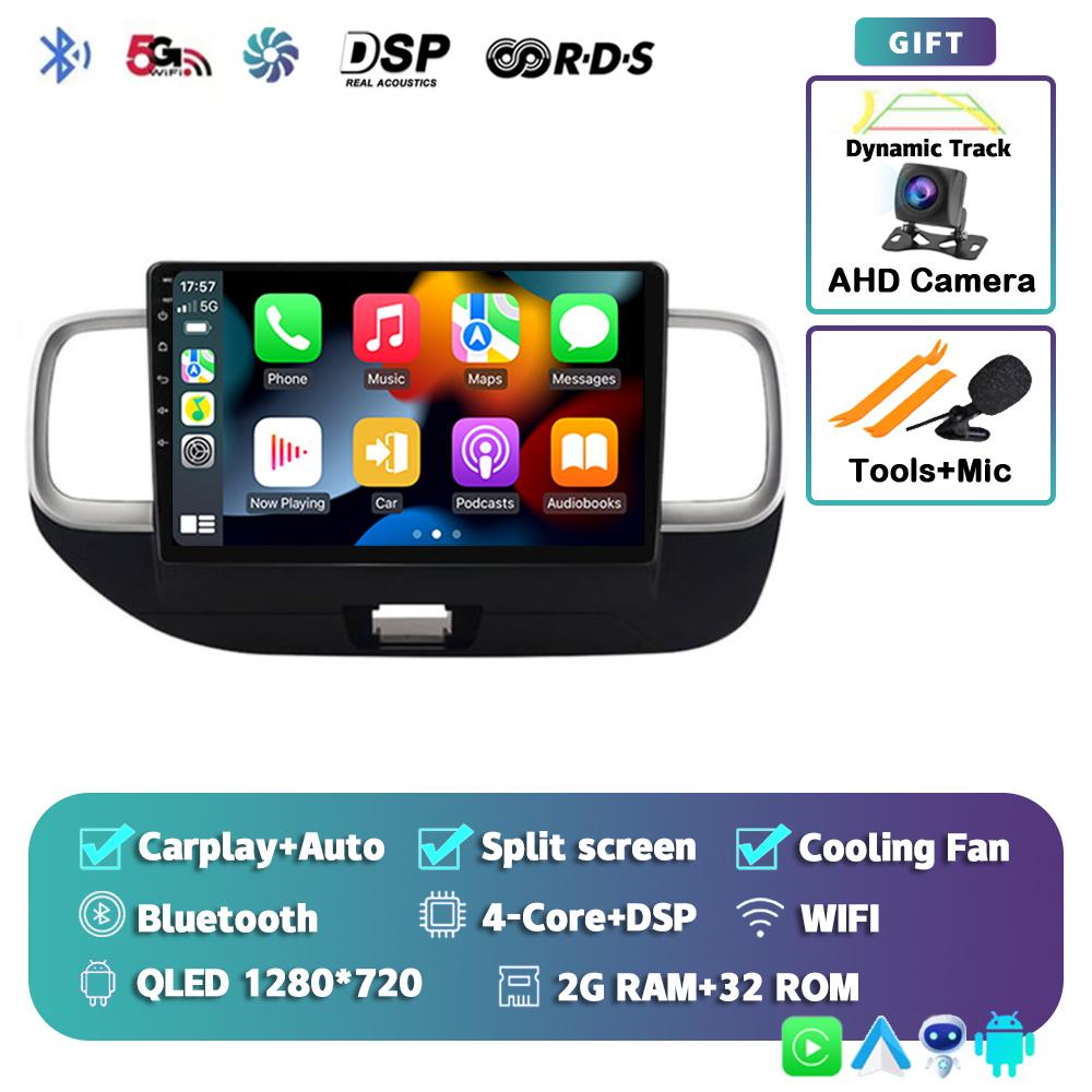 Android 14 Carplay Auto For HYUNDAI Venue 2019 2020 Car Radio Autoradio Multimedia Video Player GPS Navigation Stereo 2din Dvd