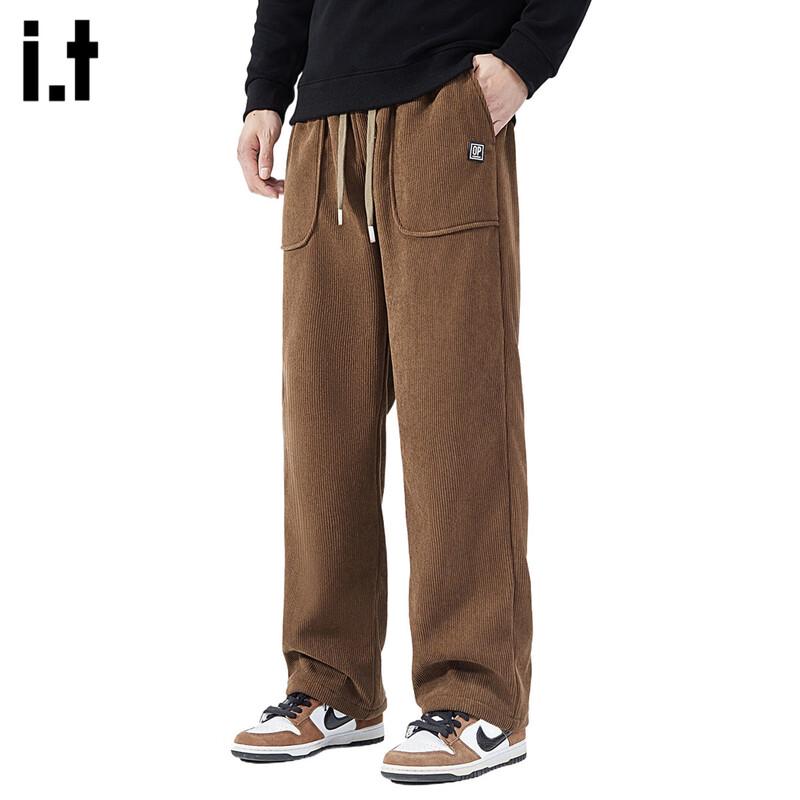 OVERPROTECTIONit Men's Fleece-Lined Straight Leg Casual Pants