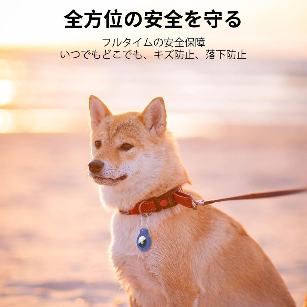 GLILAVOX из набора AirTag Case из 2 Airtag Case Airtag Keychain Wire Ring Strap Airtag Case Airtag Protective Case Lock Противоударный багаж Keys Hanging