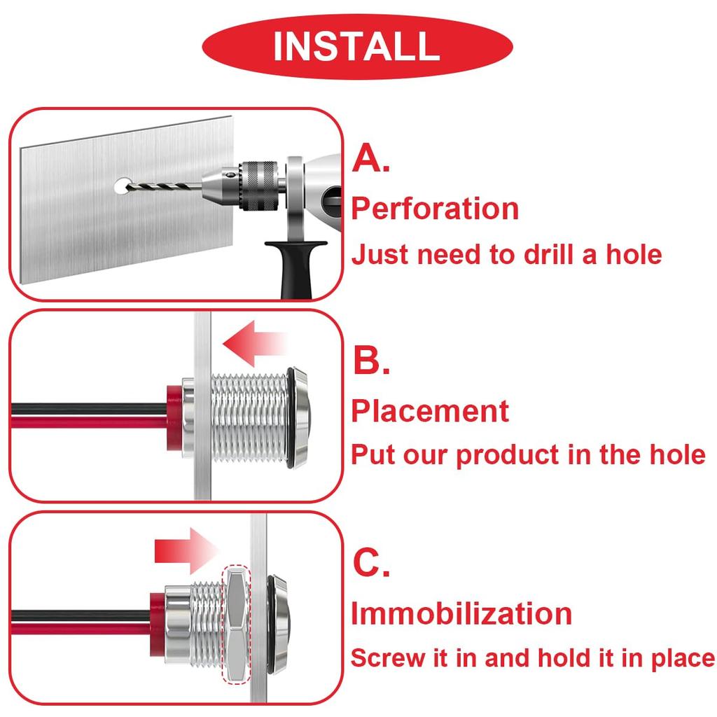 MKBKLLJY 6 шт. 12 мм DC12-24V1A зеленый светодиодный металлический индикаторный светильник водонепроницаемый сигнальная лампа пилотная панель управления с длиной кабеля 150 мм и крышкой для проводки F