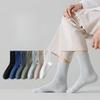 Men's Mid-calf Socks, Summer Thin Pure Cotton Business Socks, Spring and Autumn Men's Anti-odor and Sweat-absorbing Combed Cotton Socks