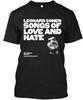 Новая футболка Leonard Cohen Songs of Love and Hate к 50-летию, топы, футболка, размеры S-3XL