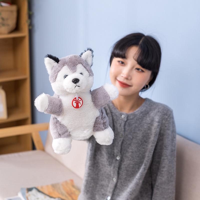 Children's Toys Ventriloquist Children's Plush Toys Animals Open Mouth Hand Puppets Birthday Gifts Girls Parent-child Games Dolls Dolls
