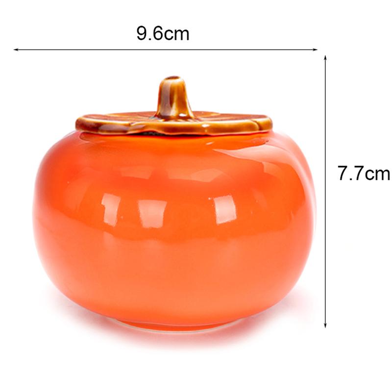 Креативный чайник с хурмой, высокое качество, бытовой керамический резервуар для хранения специй, чайные банки, контейнер для приправ