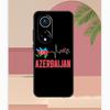 Чехол Флаг Герб Азербайджана Для Honor Magic 5 6 7 8 Pro Honor 400 Lite 200 X9c X9b X9a X8b X8a X8c 50 70 90 Обложка