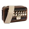Michael Kors MK Bradshaw Classic Commuter Fashion Leather Studded Camera Shoulder Bag Women bags Brown 32H1G2BC2V-BRN-ACORN