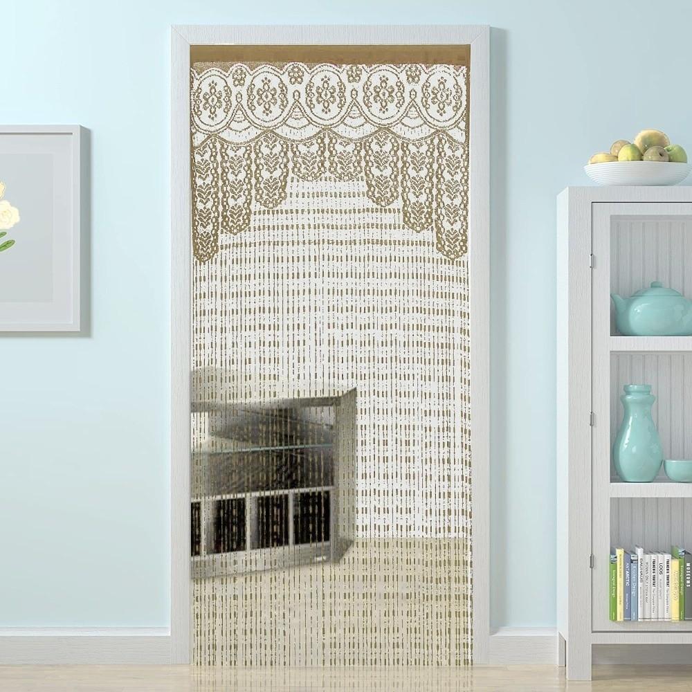 String Door String Curtain Jacquard Wall Closet Curtain Boho Door Drapes Curtain Decorations