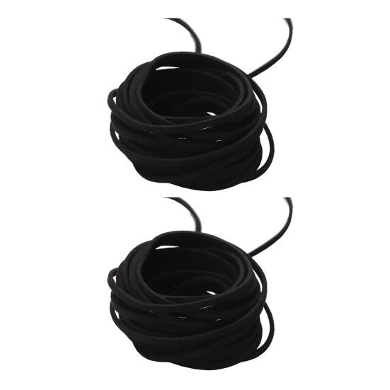 2 шт. бархатной веревки длиной 4 м и шириной 3 мм бархатный шнур для самостоятельного изготовления шнурков для обуви, изготовления ювелирных изделий, ремешков, ожерелий, браслетов, плетеных веревок