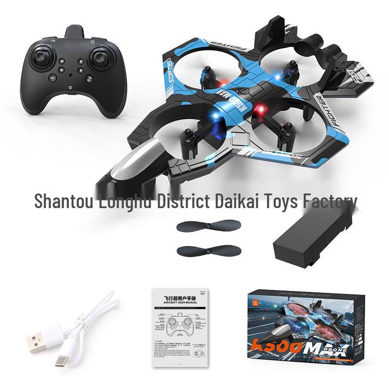K500MAX Fighter Quadcopter: Stunt Roll & Hover Drone