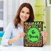 Yeaqee 36 Pcs Fuzzy Velvet Coloring Poster 8 x 10 Inches pirational Quotes Positive Velvet Art Poster Ideal for Family Time Crafts Coloring Care