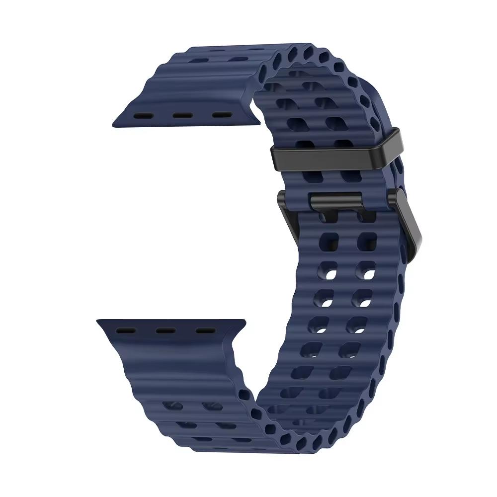 Ocean Strap for apple watch 10 Band 44mm 45mm 41mm 49mm 42mm 46mm silicone correa bracelet iWatch series 5 7 6 3 se 8 Ultra 2 9