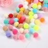 Handmade Material Multicolor Soft Kids Toy 18/25mm Pompones Fluffy Ball Pompom Clothing Decoration Jewelry Accessories Sewing Craft DIY  Jewelry