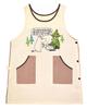 Saint Ladies Moomin Apron Moomin Snufkin (Unisex) & Brown/Beige [ST-IM0053]