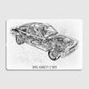 Opel Kadett C 1973 Metal Sign Club Cave Pub Funny Wall Decor Tin Sign Posters
