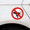 Интересный No Farting Car Sticker Funny Ass Pet Decal Car Styling Auto Decors
