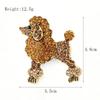Sparkling Animal Brooch Pins Rhinestone Lapel Pins Fashion Jewellery Pins  Prom