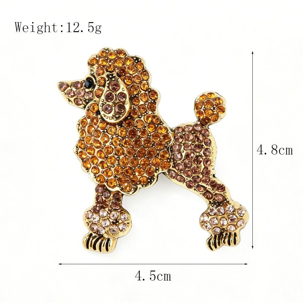 Sparkling Animal Brooch Pins Rhinestone Lapel Pins Fashion Jewellery Pins Prom