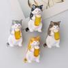 1 Pc Self-Healing Warm Beer Cat, Drunk Tiger Cat, Korean Creative Baking Gardening Doll