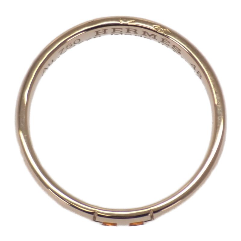 HERMES  H119851B #8(JP Size) 48  Ring K18 Pink Gold Women
