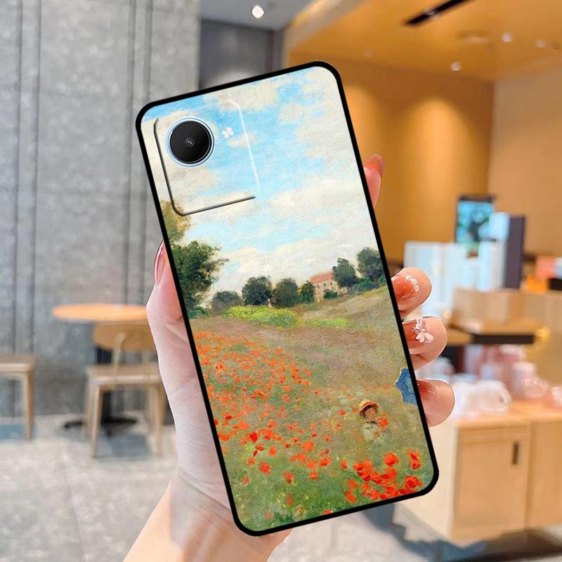 Чехол Claude Monet Garden Lotus Bridge для Realme C55 C33 C31 C35 C30 C11 C15 C25s C21Y GT Neo 5 3T 2T 8 9 10 11 Pro Plus