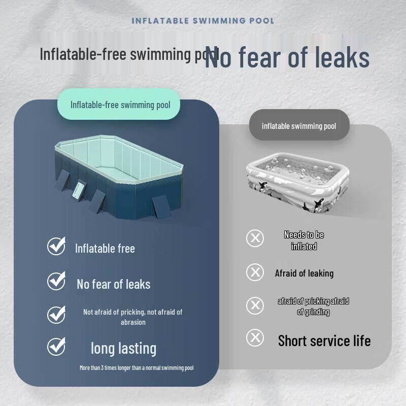 Большой складной семейный бассейн для улицы