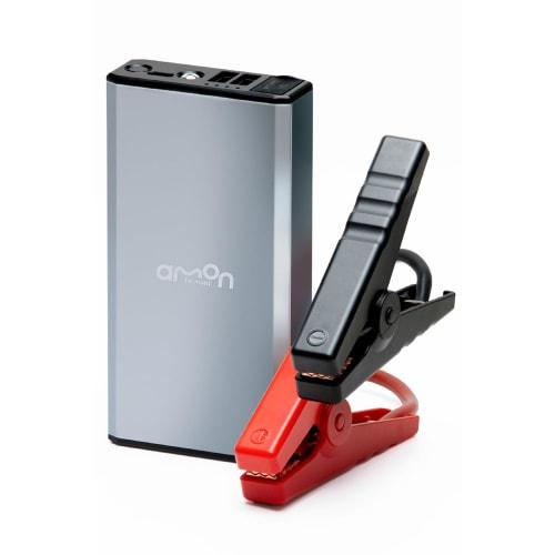 [Exclusive To .co.jp] Amon Jump Starter Silver 1 Year Domestic Manufacturer Warranty For 12V Vehicles Only Recommended by Keiichi Tsuchiya for Sudden