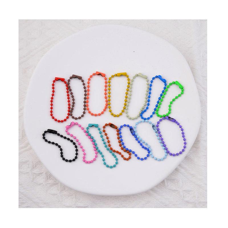 Five-Petal Flower Candy Color Keychain Pendant - DIY Handmade Jewelry Gift for Girlfriends