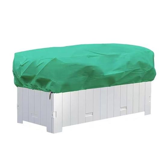 Прямоугольный контейнер для цветов, морозостойкий чехол для растений, противоморозные чехлы с завязкой, утолщенный многоразовый зимний щит для балконного цветочного ящика