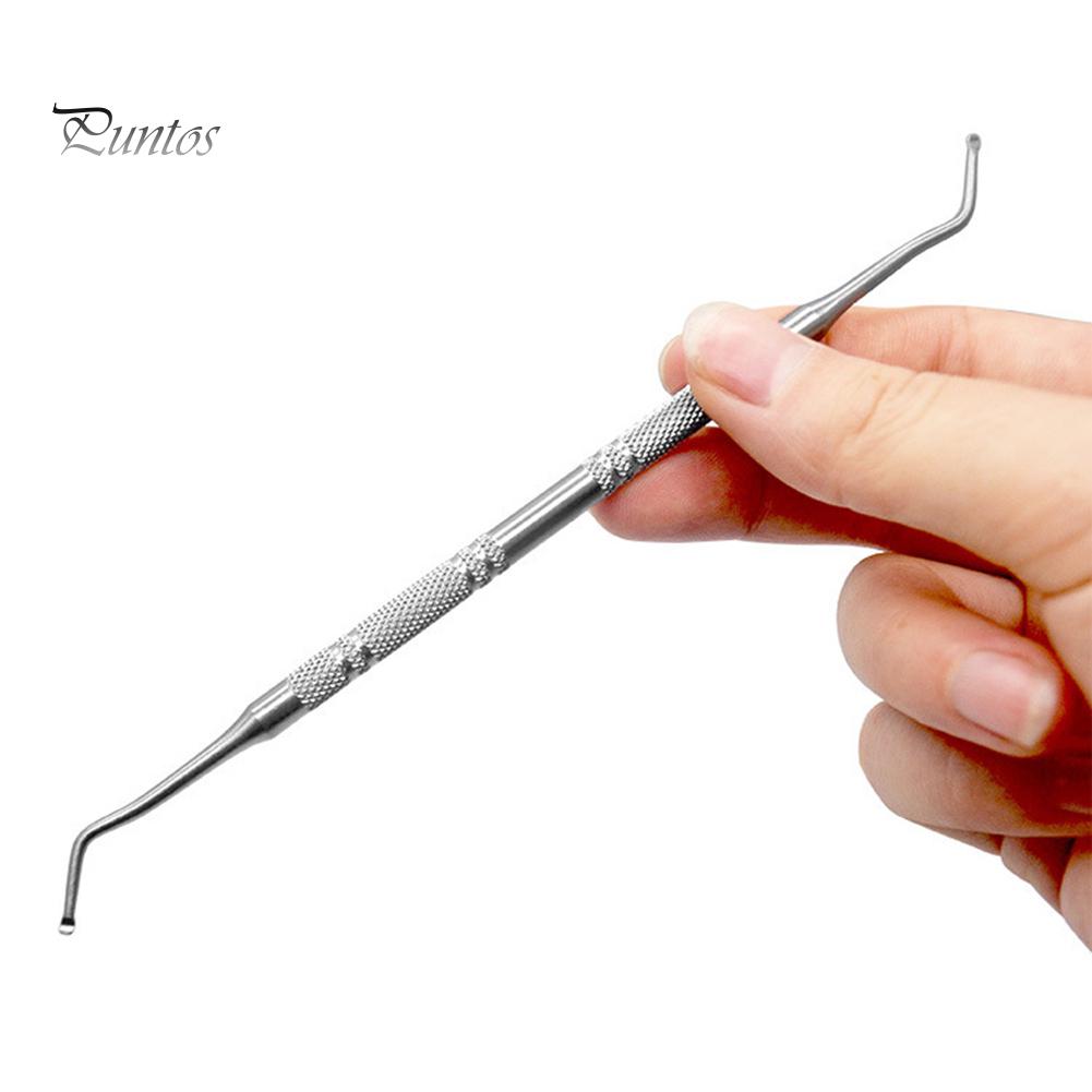 Puntos Коррекция вросших ногтей на ногах Двусторонняя пилочка-крючок Инструмент для чистки педикюра Уход за ногами
