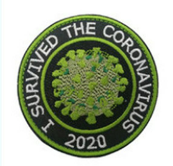 Тактический моральный вышитый патч Tai Feng 'Я выжил' - Аппликация на липучке