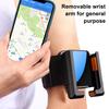 1 комплект держателя для телефона на руку, вращающийся на 360 градусов, регулируемый, для мужчин и женщин, для активного отдыха, пешего туризма, бега, ходьбы, езды на велосипеде, ремешок на запястье, крепление для сотового телефона