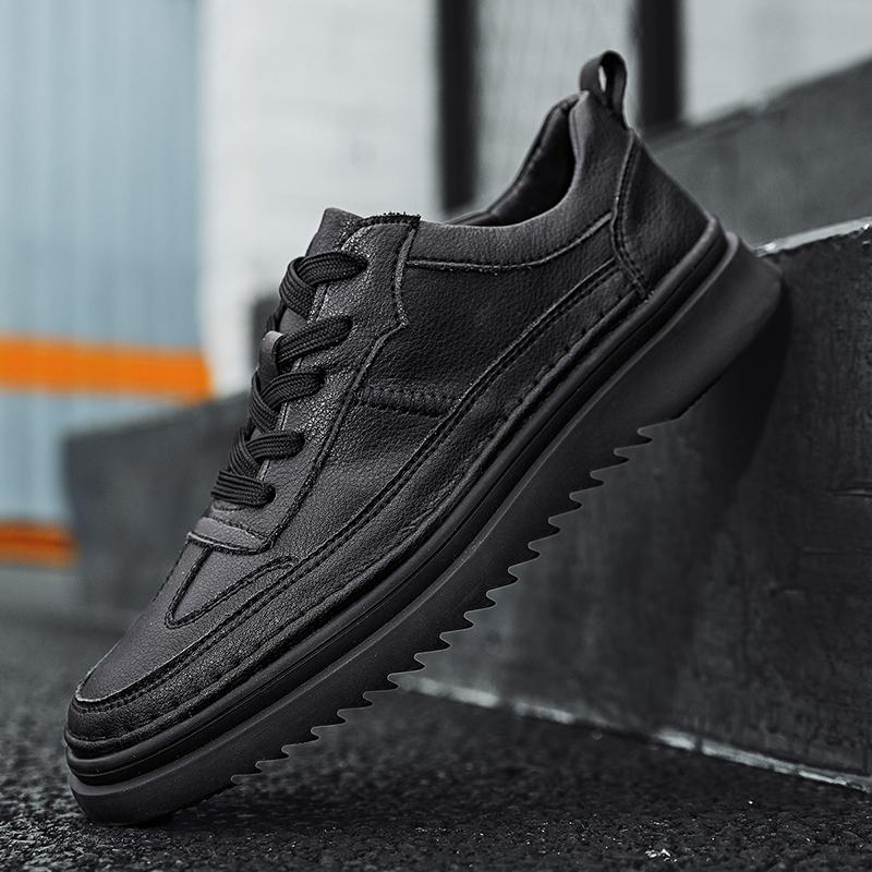 Модные мужские туфли на шнуровке Модные туфли из натуральной кожи Удобные повседневные туфли для мужчин Кроссовки для активного отдыха Tenis Masculino