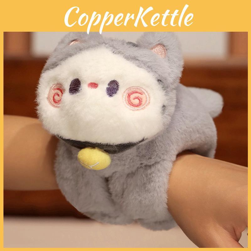 Ring Clap Cat Plush Toy Wristband Bracelet Decoration Kids Gift Cartoon Cute
