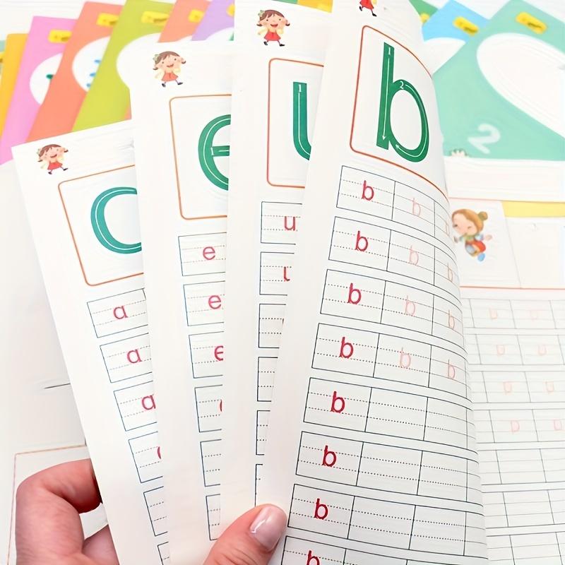 Комплект рабочих тетрадей для практики английского языка и чисел для детей: Развитие навыков письма и математики для детей 6-8 лет