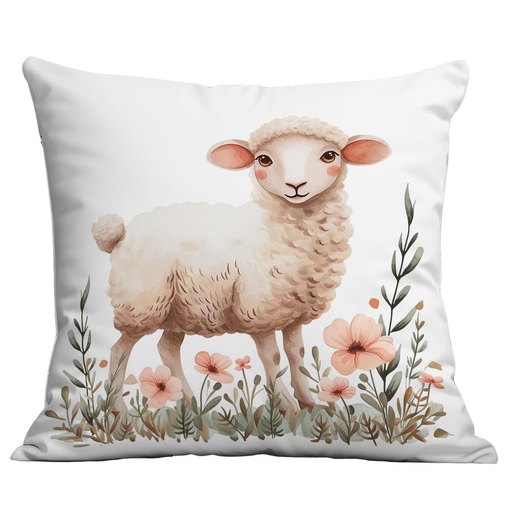 New Easter Pillowcase Country Cartoon Rabbit Easter Egg Pillowcase Sofa Cushion Pillowcase