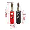 10Pair 4mm Banana Plug Male and Female Banana Jack Panel Mount Banana Socket Terminal Connector Adapter Red Black